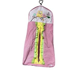 Kidsline owl diaper stacker pink